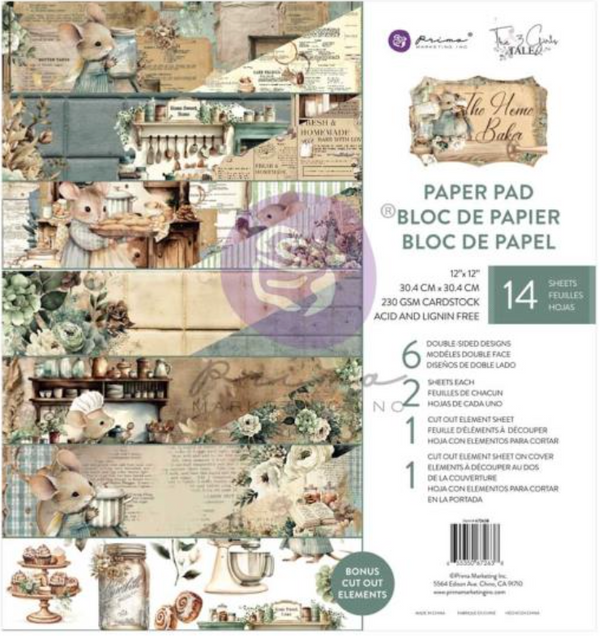 Prima Marketing 12x12 The Home Baker Paper Pad