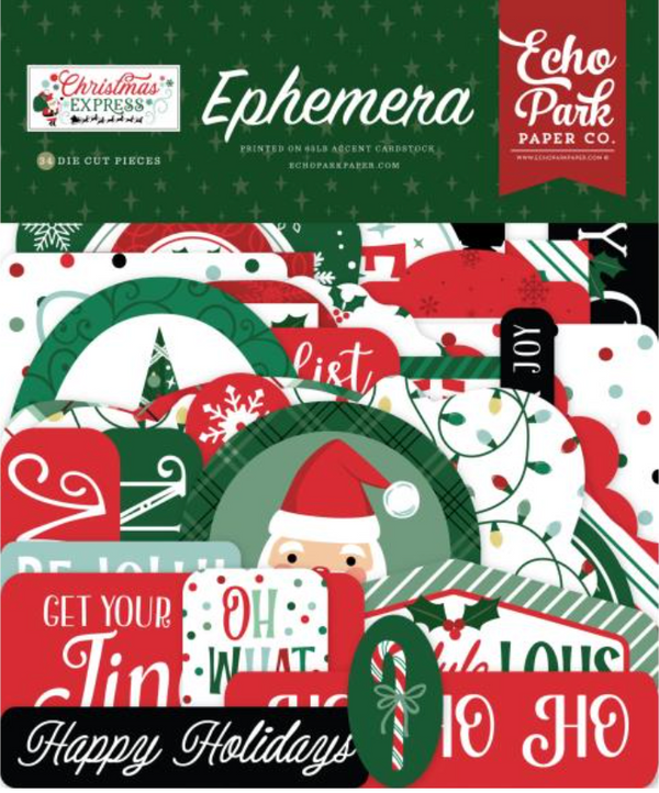 Echo Park Christmas Express Icons Ephemera {G182}