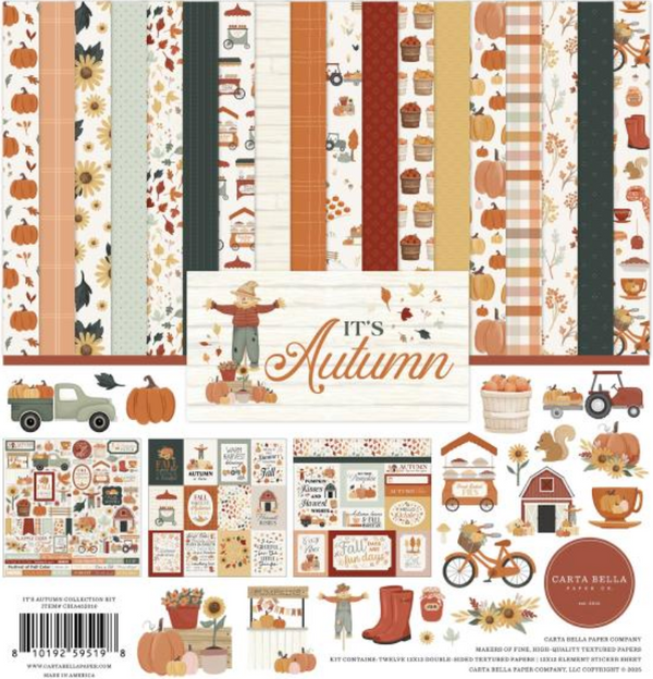 Carta Bella 12x12 It's Autumn Collection Kit {B512}