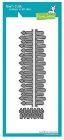Lawn Fawn Candle Border Lawn Cuts Custom Craft Die {W25}