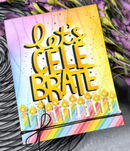 Lawn Fawn Candle Border Lawn Cuts Custom Craft Die {W25}