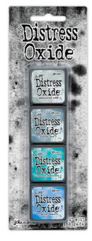 Tim Holtz Mini Distress Oxide Ink Pads Kit 4 {G156}