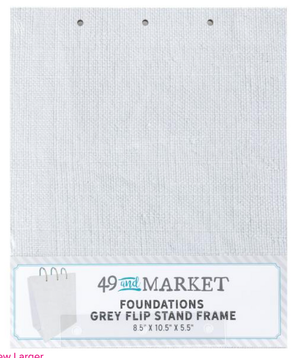 49 And Market Foundations Grey Flip Stand Frame {C610}