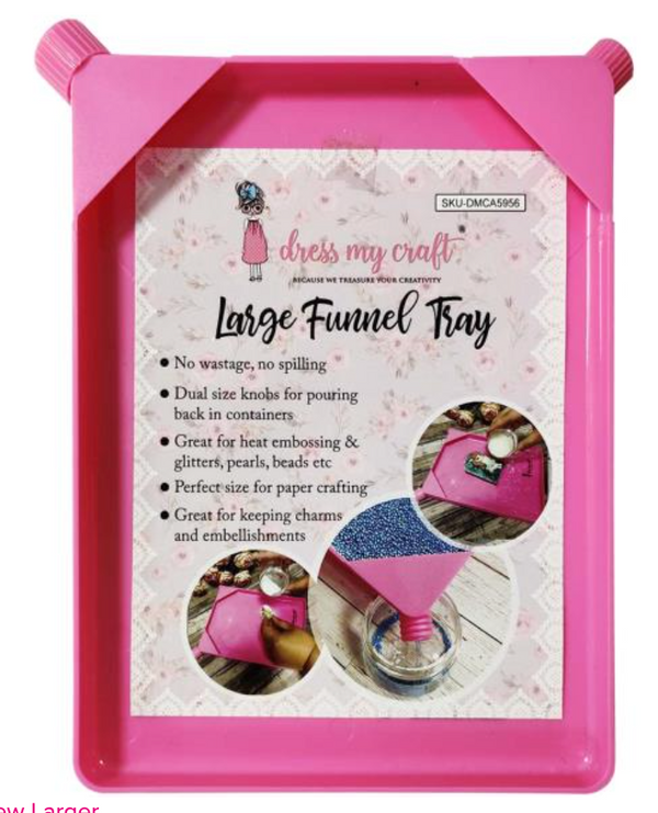 Dress My Craft Large Funnel Tray {F608}