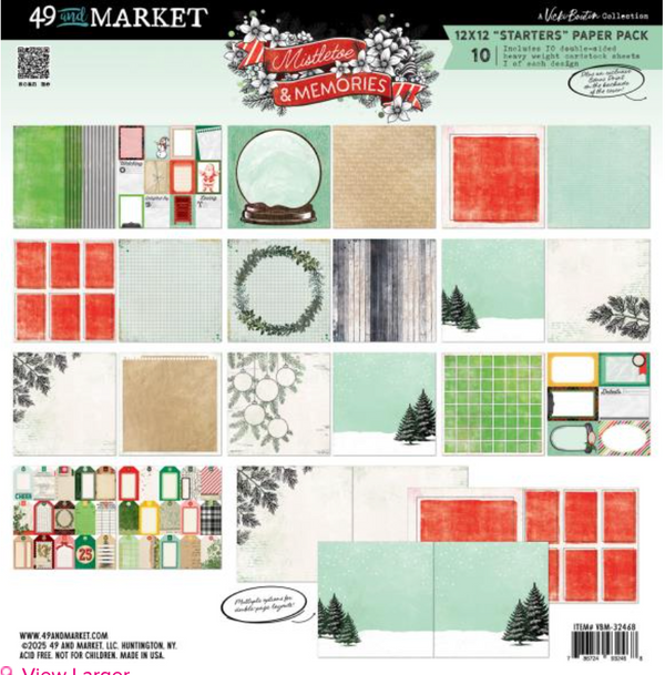 49 and Market 12x12 Mistletoe & Memories Starter Collection Pack {B713}