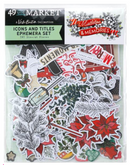 49 and Market Mistletoe & Memories Icons & Titles Ephemera Set {B310}