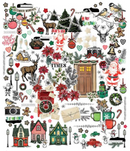 49 and Market Mistletoe & Memories Icons & Titles Ephemera Set {B310}