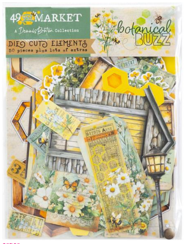 49 and Market Botanical Buzz Die Cut Elements {B307}