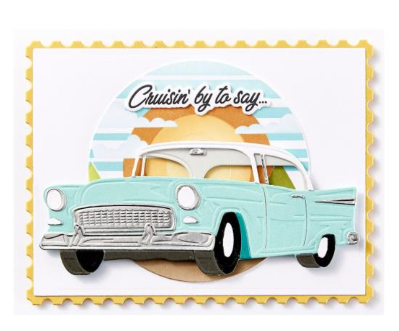 Spellbinders Classic Road Legends Classic Car Etched Dies {X158}