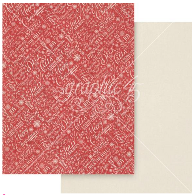 Graphic 45 8.5x11 Deck The Halls Patterns & Solids Collection Pack {B517}