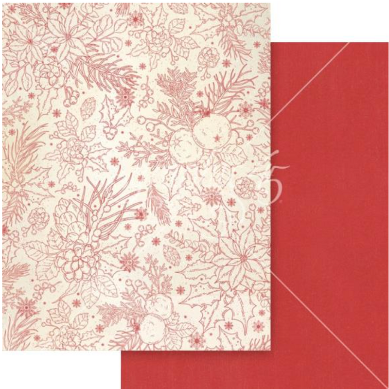 Graphic 45 8.5x11 Deck The Halls Patterns & Solids Collection Pack {B517}