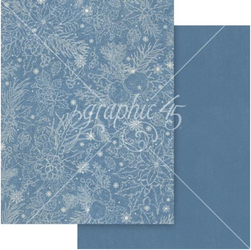 Graphic 45 8.5x11 Deck The Halls Patterns & Solids Collection Pack {B517}