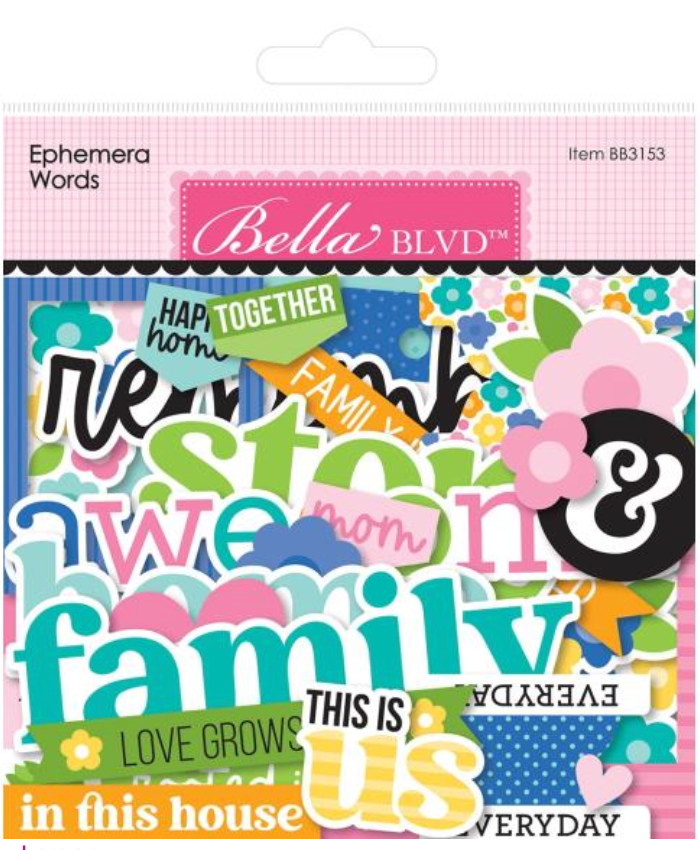 Bella BLVD Love Grows Here Words Ephemera {D163}