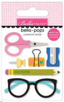 Bella BLVD Documented Desk Notes Bella-Pops 3D Stickers {G89}