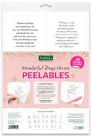 Katy Sue Wonderful Days Verses Peelables {B07}