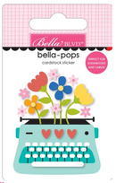 Bella BLVD Documented Here's the Story Bella-Pops 3D Stickers {G103}