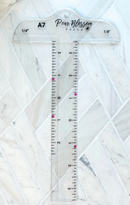 Pear Blossom Press Cardmaker's A-7 T-Square Ruler