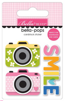 Bella BLVD Documented My View Bella-Pops 3D Stickers {G137}