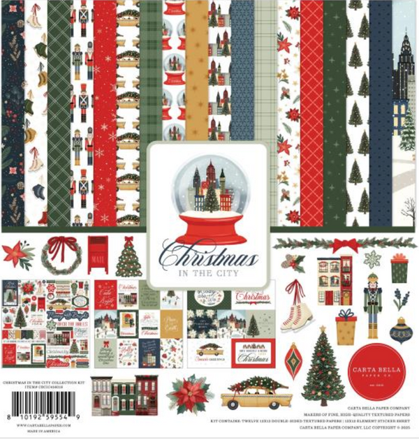 Carta Bella 12x12 Christmas in the City Collection Kit {B217}