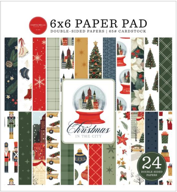 Carta Bella 6x6 Christmas in the City Paper Pad {B319}