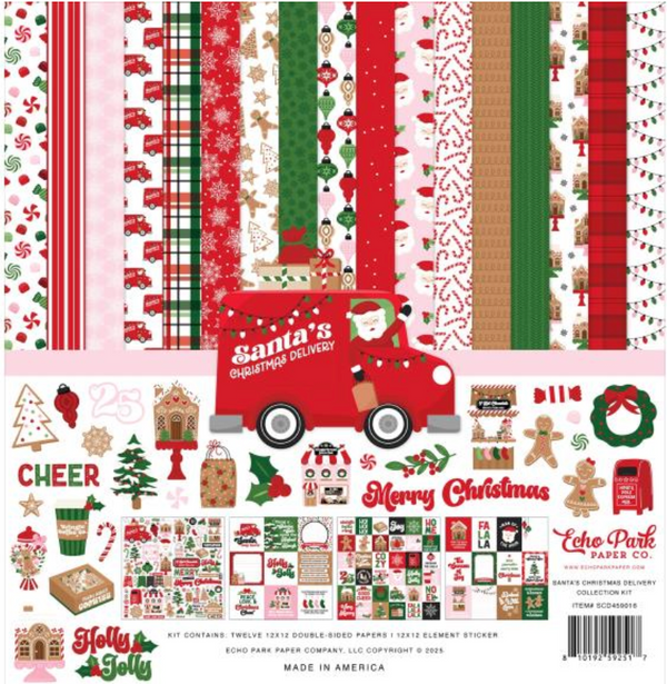 Echo Park 12x12 Santa's Christmas Delivery Collection Kit {C404}
