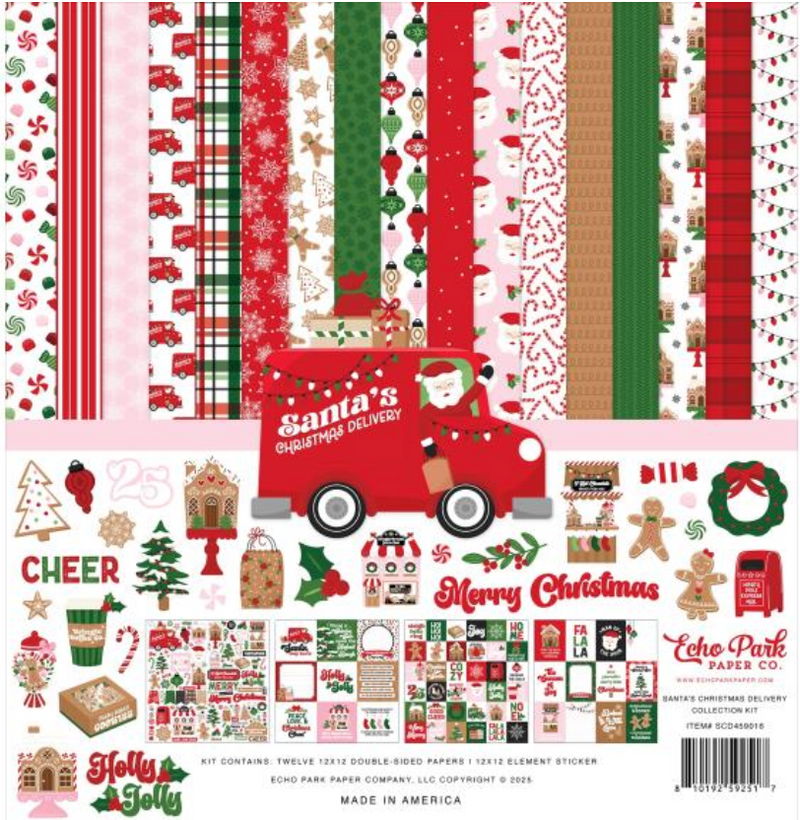Echo Park 12x12 Santa's Christmas Delivery Collection Kit {C404}