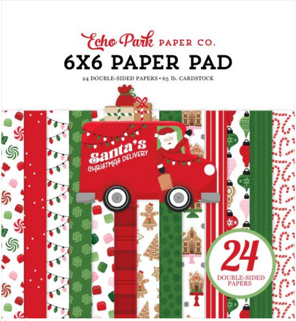 Echo Park 6x6 Santa's Christmas Delivery Paper Pad {C710}