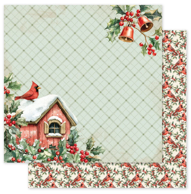 Paper Rose Studio 12x12 Christmas Tree Farm Paper Collection {B403}