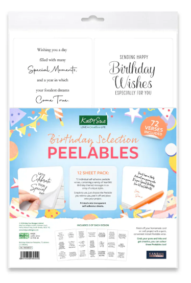 Katy Sue Birthday Selection Peelables {B412}