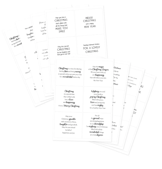 Katy Sue Christmas Verses Peelables {B518}