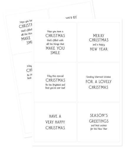 Katy Sue Christmas Verses Peelables {B518}