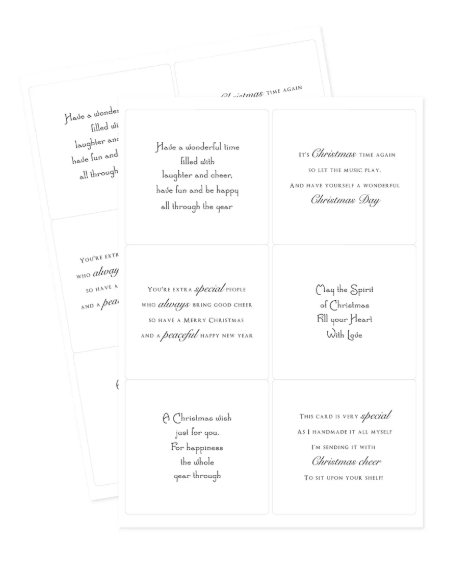 Katy Sue Christmas Verses Peelables {B518}