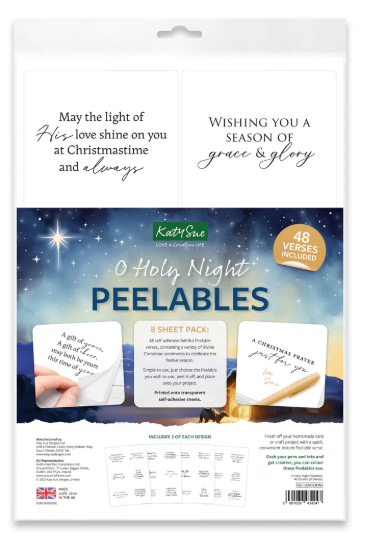 Katy Sue O Holy Night Verse Peelables {C321}