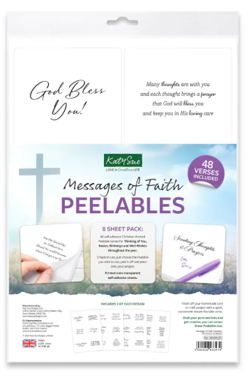 Katy Sue Messages of Faith Peelables {C517}