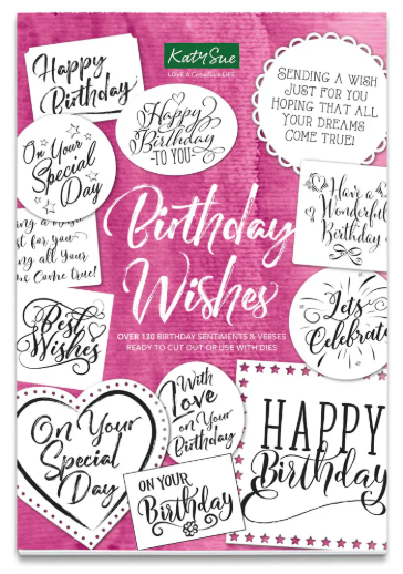 Paper Rose Studio A4 Stash Birthday Wishes Sentiments & Verses {B115}