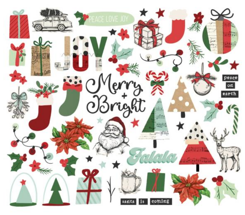 Simple Stories All Wrapped Up Bits & Pieces {D145}