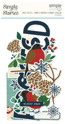 Simple Stories Simple Vintage Flannel Season Page Pieces {D182}