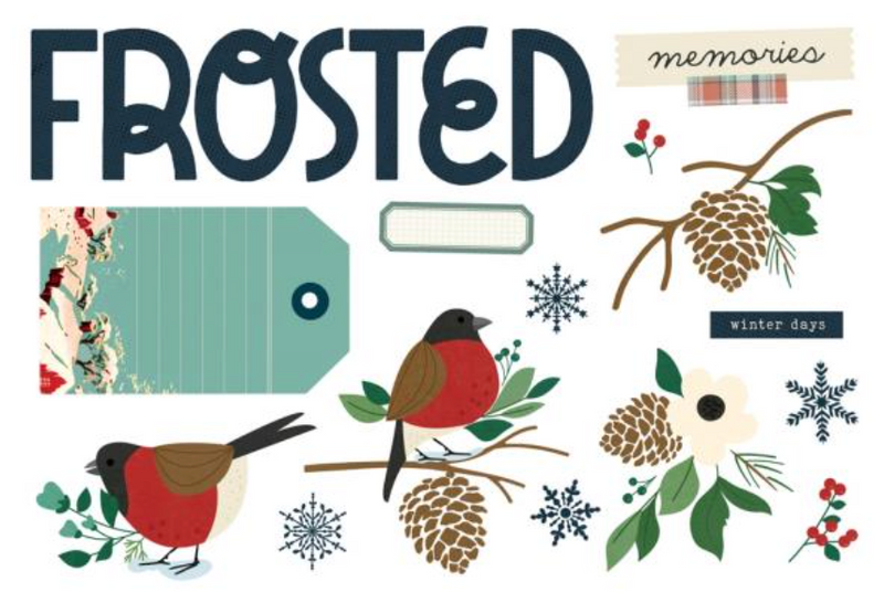 Simple Stories Simple Vintage Flannel Season Page Pieces {D182}
