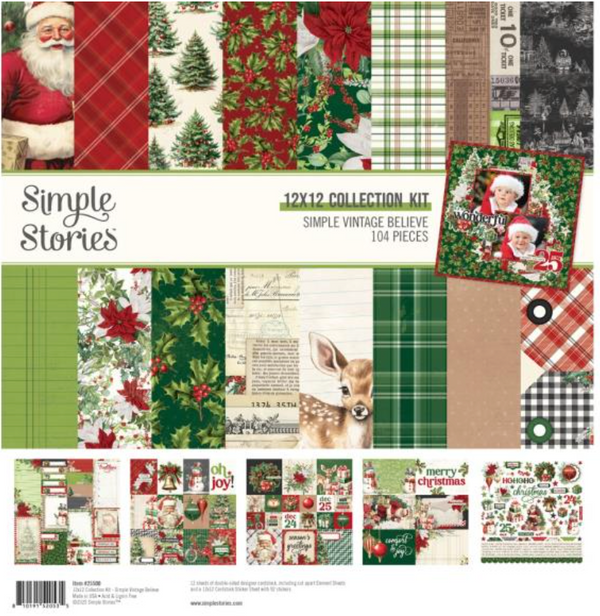 Simple Stories 12x12 Simple Vintage Believe Collection Kit {B602}
