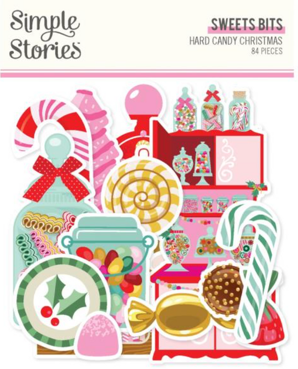 Simple Stories Hard Candy Christmas Sweets Bits {G216}