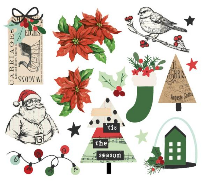 Simple Stories All Wrapped Up Big Bits & Pieces {G112}