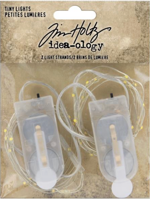 Tim Holtz Idea-Ology Tiny Christmas Clear Wire Light Strands {G93}
