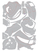 Sizzix Tim Holtz Jolly St. Nick Thinlits Dies {W70}