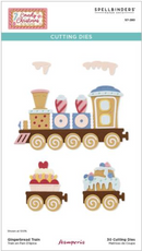 Spellbinders Gingerbread Train Etched Dies {W86}