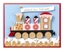 Spellbinders Gingerbread Train Etched Dies {W86}