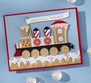 Spellbinders Gingerbread Train Etched Dies {W86}