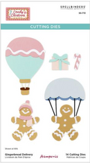 Spellbinders Gingerbread Delivery Etched Dies {W91}