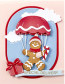 Spellbinders Gingerbread Delivery Etched Dies {W91}