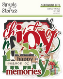 Simple Stories Simple Vintage Believe Sentiment Bits {G195}