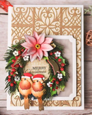 Elizabeth Craft Designs Holiday Wreath Metal Die Set